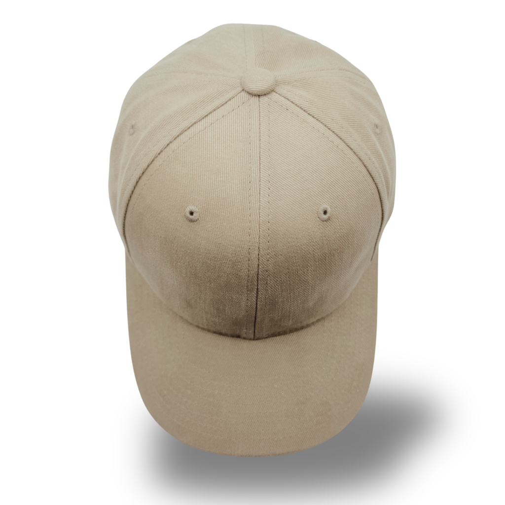 Premium Beige Combed Cotton Cap
